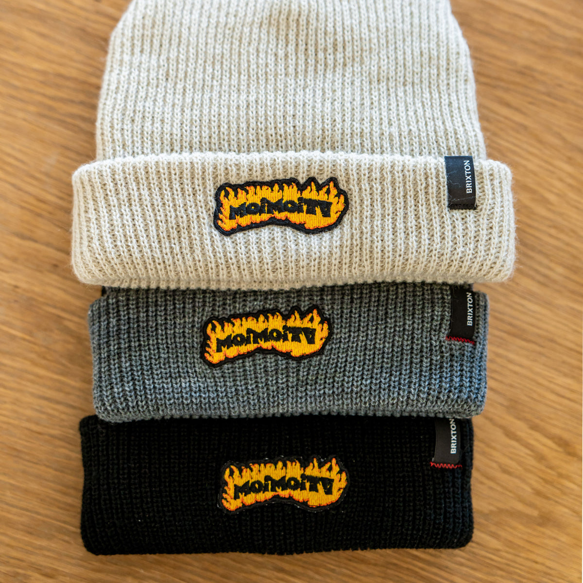 Brixton Baby Heist Beanie For 0-3 Years - Acrylic Rib Knit, Folding Cuff, Multiple Colors (Joe Blue, Black, Etc.)
