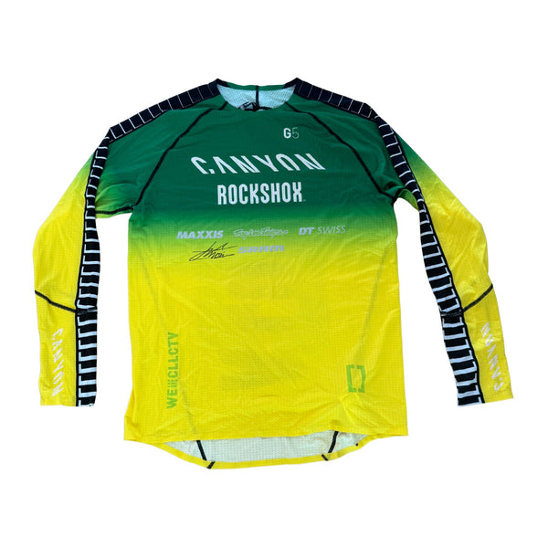 CUSTOM 2022 SIGNED AUSTRALIA CANYON JERSEY YELLOW