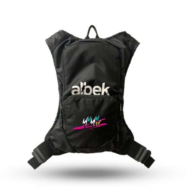 Albek X MoiMoi TV Retro Black H20-Haul four Hydration Pack 2.0L